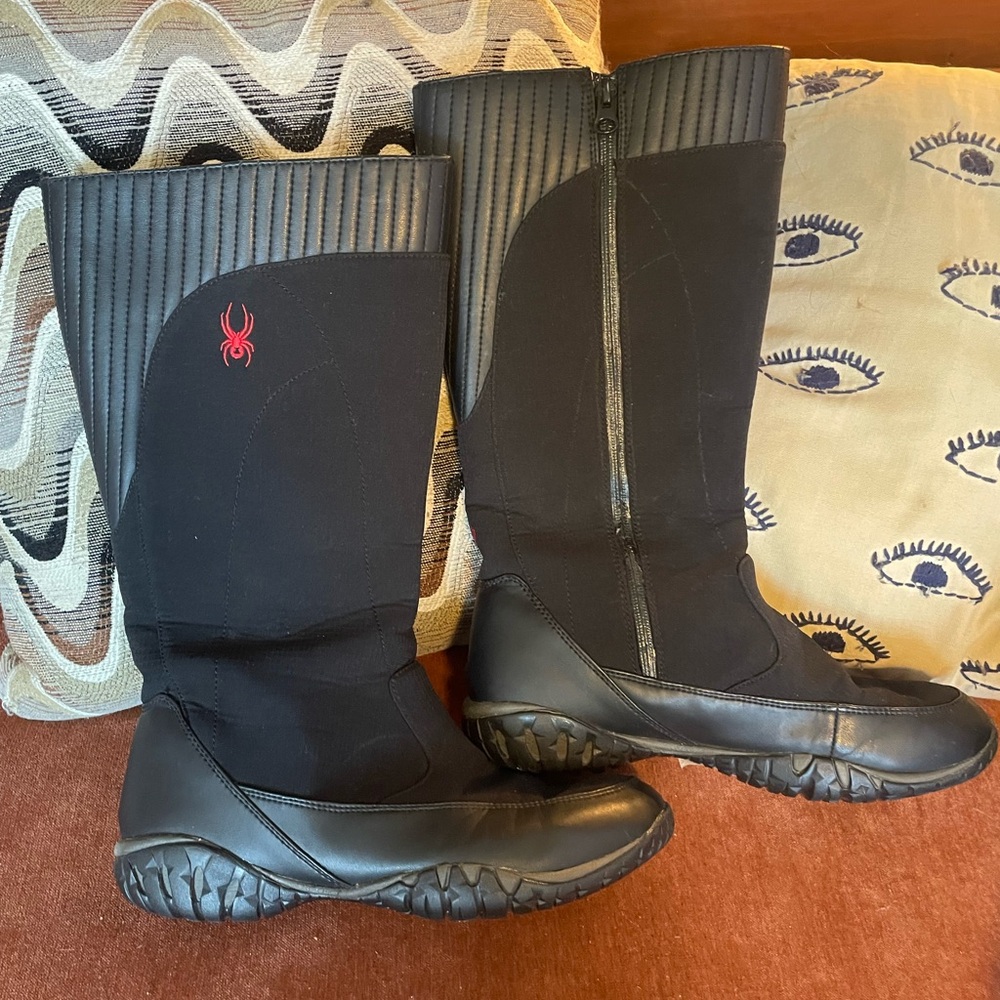 Spyder ACS Black Winter-proof Winter Boots